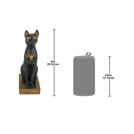 Design Toscano Egyptian Cat Goddess Bastet Statue: Bastet without Earrings WU67897